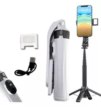 Palo Selfie Bluetooth Inalámbrico Portátil Blanco+ Quadpod