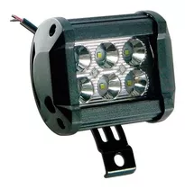 Faro Led Auxiliar 18w 6 Leds Moto Cuatriciclo Auto Mav