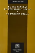 Libro La Ley General De Desarrollo Social Y La Política Soci