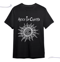 Camiseta Basica Alice In Chains Banda Rock Musica Algodao