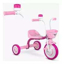 Triciclo Velotrol Feminino You Girl 3 Rosa/branco - Nathor