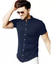 Camisas Cuello Neru Manga Corta 