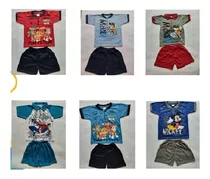 Camiseta Y Pantalon Corto Para Ñiño De 2 A 3 Años