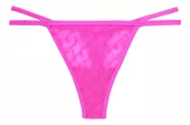 Victoria's Secret Pink Colaless De Microfibra Mesh Thong