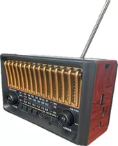 Rádio Retro Vintage  Bluetooth Antigo Am Fm Sd Usb Mp3 Mini