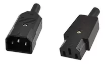 Par De Pluque Conector C13 Wd-09 Fêmea E C14 Wd-10 Macho