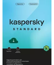 Antivírus Kaspersky Standard 1 Dispositivo 1 Ano Pc 