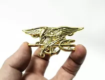 Insignia Militar, Navy Seals, Armada Estados Unidos, Dorada 