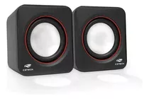 Caixa De Som Speaker 2.0 3w Sp-301bk Preta C3 Tech Cor Preto Usb