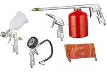 Pistola Aire Para Compresor Kit 5pcs Tacho Arriba - Tyt