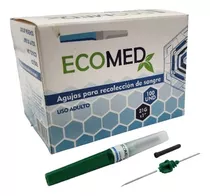 Aguja Para Recolección De Sangre Adulto 21g X 1  Caja X 100