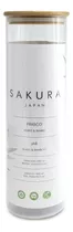 Frasco Sakura Tapa Hermetica Bamboo 1.9l. 20303 Bazarnet Color Vidrio