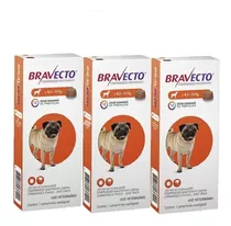 Bravecto Combo ( 3 ) Unid De 4,5 A 10kg