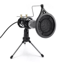 Microfono Condensador Profesional Tripode Pc Celular 3.5mm