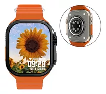 Reloj Inteligente S8 Ultra Max D/49mm 2.08 Nfc Carga Inalám. Color De La Correa Naranja Color Del Bisel Negro