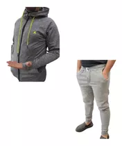 Combo Invierno! Campera Deporti Gr +pantalón Algodón Puño Gr