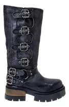 Botas Anca & Co Altas Mujer Cuero Vacuno Austria Hebillas