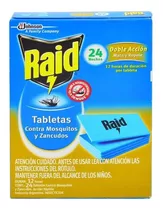 Raid Tabletas Doble Accion  X 24  Repuestos