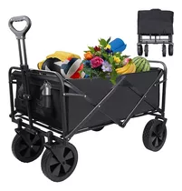 Carro Carrito Plegable De Arrastre, Compras, Camping, Paseos