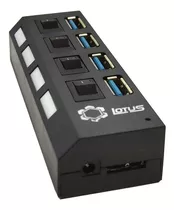 Hub Cabo Usb 3.0 Extensão 4 Portas High Speed Lotus Lt-1538