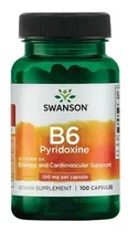 Vitamina B6 Piridoxina 100mg - Unidad a $450