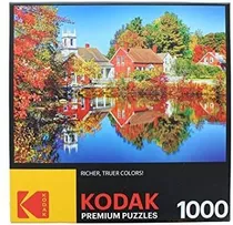  Kodak Premium Puzzles 1000 Peças - Outono Em Harrisville, N