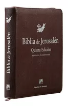 Biblia De Jerusalén Manual 5ª Edición - Estuche Cremallera