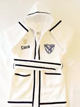 Bata Salida Baño Velez Sarsfield Uno Y Dos Años Personalizad