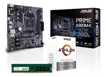 Combo Actualización Amd Athlon 3000g  + A320m Am4 + 8gb Ddr4