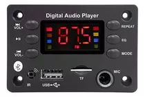 Panel Rectangular Audio Digital Bluetooth Función Fm Usb Mp3