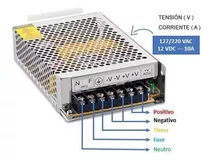 Fuente De Poder Para Camaras De Vigilancia 12v 8a 8 Tomas