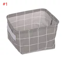 Cesta De Almacenamiento De Tela Con Celosía Rectangular Impe