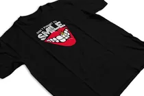 Remera Smile Pre Queen Band Logo 4k N