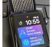 Apple Watch 3 38mm Garantia Cinza Bateria 100% Película S3