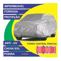 Capa Proteção Anti Uv Chuva Cobrir Carro Siena ' ( Forrada )