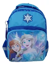 Morral Premium Frozen Ii Ana & Elsa Diseño De La Tela Multicolor