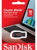 Pen Drive Sandisk 16 Gb Cruzer Blade Original Lacrado C/ Nfe