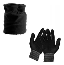 Kit Cuello Gorro Polar Termico + Guantes 1ra Piel Abrigo Fas