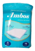 Zaleas Ambos 10 Unidades Protector De Cama Descartable 60x90