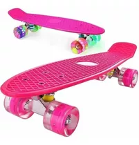 Skate Penny Con Ruedas Led Patineta Para Niños  Y Niñas 