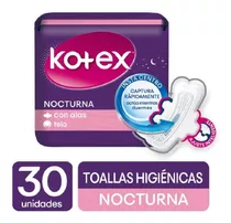 Kotex Toallas Nocturnas X 30 Und - - Unidad a $820