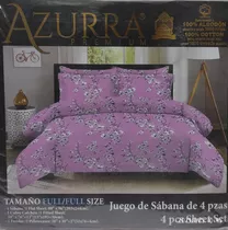 Juego De Sabana King Zize 2x2 Azurra Premium 2023-2