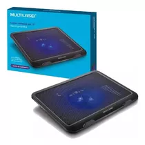 Base Para Notebook Slim C/ Led Azul Até 17 Multilaser Ac263 