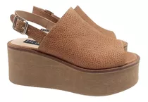 Sandalias Zapatos Cuero Base Goma Mujer Moda 6450mk