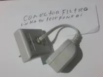 Conector Filtro Para Tefefonia Micro Filtro Adsl 2 Saidas