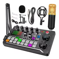 Kit Webcast Placa V8s Digital Display + Microfone Condenser