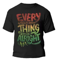 Remera Frases Reggae Jamaica 100% Algodón