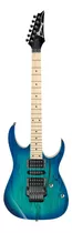 Guitarra Eléctrica Ibanez Rg Standard Rg370ahmz De Fresno Blue Moon Burst Con Diapasón De Arce