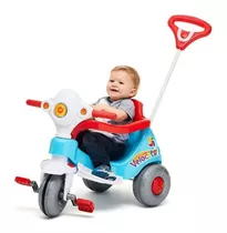 Carrinho Triciclo Passeio Infantil Velocita Azul - Calesita 