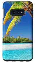 Funda Para Galaxy S10e Palm Trees Paradise Beach Sun Patt-02